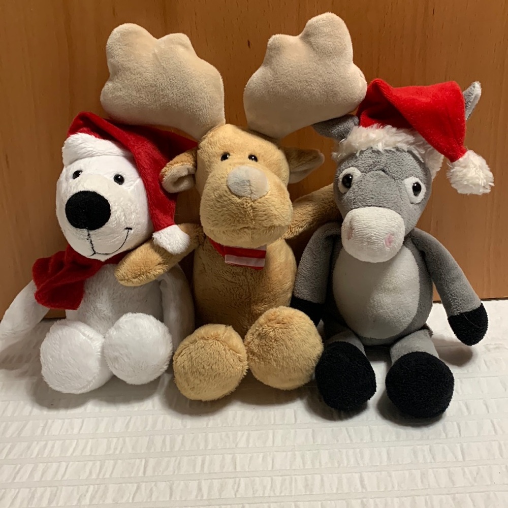 9” Kinder Surprise Plush Trio